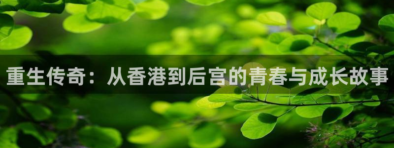 乐天堂fun现在优惠多少：重生传奇：从香港到后宫的青春与成长故事