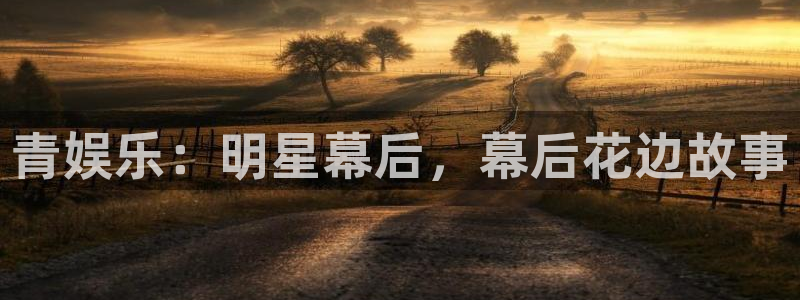 乐天堂fun体育和杏耀是哪个公司的：青娱乐：明星幕后，幕后花边故事